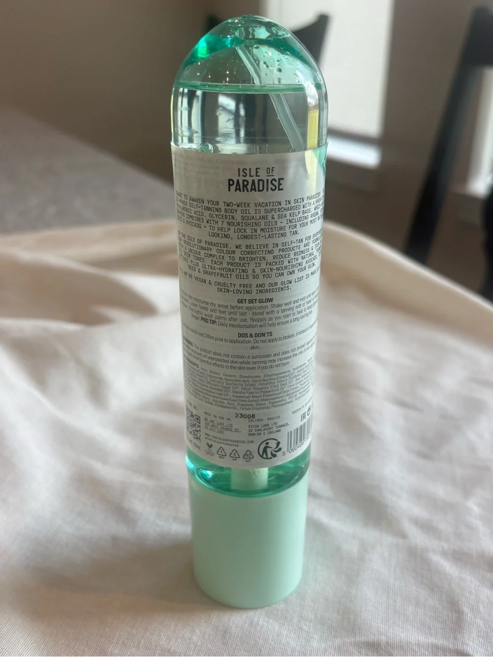 Isle of Paradise Medium Self-Tanning Oil Mist 6.76 oz Body Tanner